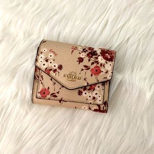Coach floral wallet